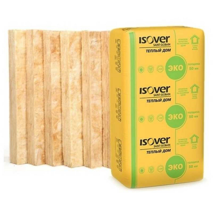 Утеплитель Isover Изовер Тёплый Дом Плита 50х610х1170 в Колпино